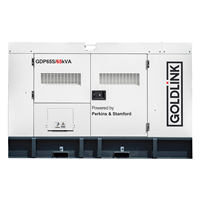 Générateur diesel Goldlink Power de qualité exceptionnelle 65KVA/52KW pour usage domestique, générateur de secours, générateur à volant d'inertie 4 temps