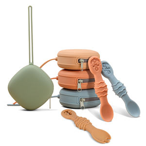 Estuche de Almacenamiento para Chupetes de Silicona de Grado Alimenticio con Cierre de Cremallera y Correa de Transporte, Personalización ODM, Libre de BPA, 0-12 Meses - Product Image 4