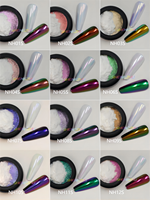 Shengzhu NH Serie Schillerndes Aurora Meerjungfrauen-Chamäleon-Pigment Loses Puder Kosmetik Make-up Lidschatten Nagellack Autolack