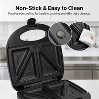 Machine à sandwich électrique antiadhésive OEM ODM pour paninis, gaufres, mini-sandwichs et sandwichs glacés, usage domestique et commercial