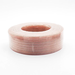 Hochwertiges Audio-Lautsprecher kabel Sauerstoff freies Kupfer 1,5mm 2,5mm rotes und schwarzes/transparentes PVC-isoliertes Stereo-AV-Kabel