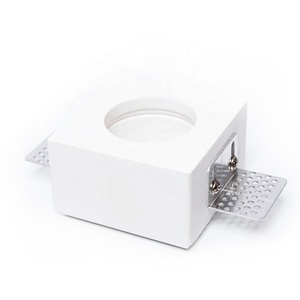 Trimless vòng thạch cao trong nhà IP20 thạch cao <span class=keywords><strong>GU10</strong></span> <span class=keywords><strong>LED</strong></span> Đèn Downlight Spotlight - Product Image 4