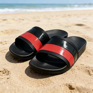 Sandalias Planas a Rayas de Diseño de Lujo para Mujer 2026, Pantuflas de Alta Gama para Exteriores, Sandalias de Moda al por Mayor - Product Image 4