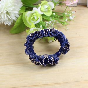 Korean Style Hair Tie With <b>Lace</b> Trim High <b>Elasticity</b> For Women Casual Ponytail Hair Band Random Mix And Match - Product Image 2