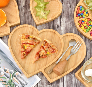 Plateaux et assiettes en bambou écologiques en gros, personnalisables, solides, de qualité alimentaire, durables, vaisselle classique, boulangeries, hôtels, cadeaux - Product Image 5