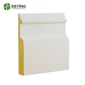 Good Quality Skirting Board White Primed And Painted MDF Molding Skirting Board