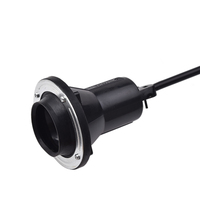 Fiche American Standard à 2 broches avec prise E27 Cordon d'alimentation pour lampe d'extérieur