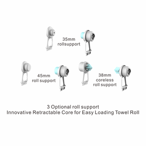 Distributeur d'essuie-mains moderne <span class=keywords><strong>blanc</strong></span> ES-01A à capteur automatique Support <span class=keywords><strong>mural</strong></span> en plastique durable pour bureau, hôtel, salle de bain, toilettes - Product Image 4