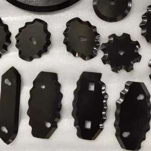 ใบมีดผสมอาหารสัตว์ TMR แบบฟันใหญ่ รูปพระจันทร์เสี้ยว รูปไข่ รูปดาว และใบมีดกลไกแบบไม่ปกติ ผลิตจากเหล็ก 9CrSi สำหรับเครื่องจักรปศุสัตว์ - Product Image 4