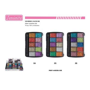 Ombretto in Crema Glitterato di Alta Qualità Sensanity 18/U Finitura Satinata Impermeabile e Minerale per Trucco Quotidiano per Signore - Product Image 1