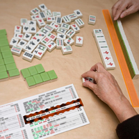 Lecteur de lignes de mahjong en écaille de tortue, lot de 4, détecteur de lignes en acrylique pour cartes de mahjong, accessoires essentiels pour le jeu de mahjong