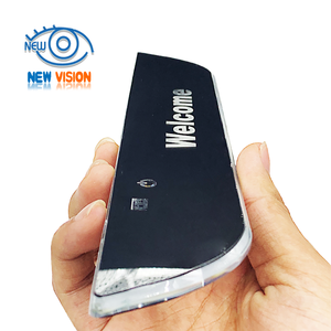 Akıllı çift fonksiyonlu araba karşılama ışıkları: özel Logo projektör + RGB akrilik LED kapı eşiği itişme plakaları W/ USB şarj - Product Image 3