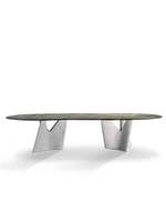 Table à manger en marbre naturel sur mesure avec design moderne, plateau en pierre polie pour hôtel, maison, salle à manger, options rondes, ovales, rectangulaires