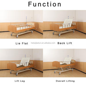 Cama de Hospital de Madera y Metal de Bajo Precio, Modelo JIADUN, 3 Años de Garantía, Uso Comercial, Habitaciones de Enfermería, Fabricada en China, Disponible en Línea - Product Image 3