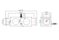 Célula de Carga para Básculas SUN 10-60 toneladas, Sensor de Fuerza de Cizallamiento de Doble Extremo, Acero Aleado, Certificado OIML, Sensor de Tensión Resistente