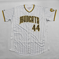 Maillot de baseball personnalisé en gros, impression par transfert thermique, 100% polyester, pour équipes hommes, femmes, jeunes, OEM