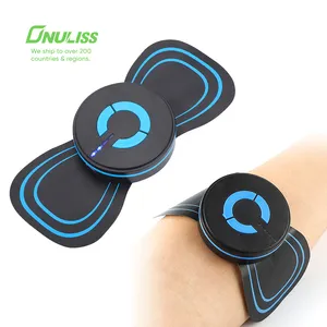 Mini EMS Neck Massage Electro Pain Reduction Muscle Stimulation Device for Beauty Equipment Pads