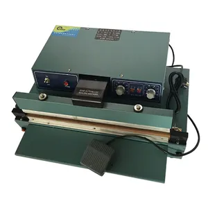 Semi-automatic 450 aluminum frame table semi-automatic sealing machine pedal plastic bag edge sealing machine