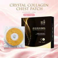 Masque pour les seins en hydrogel cristallin à marque privée, patch hydratant pour les mamelons, patch pour les seins pour les soins quotidiens des seins