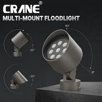 Projecteur paysager extérieur IP67 haute luminosité RGBW DMX, lampe de façade extérieure, projecteur LED rond 36W