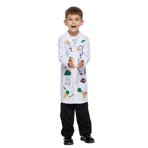 Costume de laborantier scientifique pour enfants, blanc, en polyester, pour fêtes et spectacles, taille M - Product Image 4