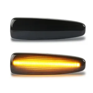 LED Side Marker for Mitsubishi Lancer /Lancer Sportack /Outlander /Pajero/Montero with smoked lens and turn signal amber