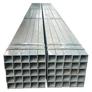 EN 10025 200gsm 100*100 mm*3mm hot dipped galvanized square steel tube