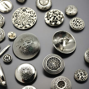 Customized Retro Old Metal Suit <b>Button</b> Gold Dome Alloy <b>Buttons</b> for Garments Clothing Shank - Product Image 2