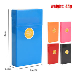 Usine directe 20 pièces femmes Fine capacité de <span class=keywords><strong>Cigarette</strong></span> boîte à cigarettes automatique étanche à l'humidité accessoires fumeurs étui à cigarettes - Product Image 6