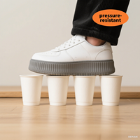 Solution d'approvisionnement en gros : Gobelets en papier blancs à paroi simple de 8, 12, 16 oz avec couvercle, personnalisables avec logo, pour café, lait et thé