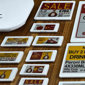 E Ink กระดาษ NFC E EPD Esp32 API SPI 2.4GHz ซอฟต์แวร์บลูทูธ BLE 5.0ดิจิตอลชั้นวางของ talkers ป้ายราคา ESL ป้ายอิเล็กทรอนิกส์ - Product Image 4