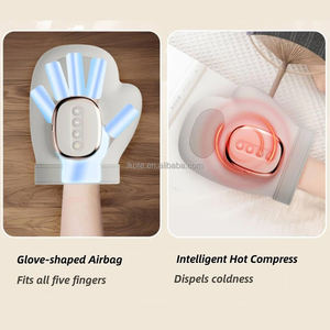 Ventas calientes 2025 Masajeador de manos eléctrico inalámbrico 3D Airbag Compresa caliente Palma Dedo Relajación Máquina de masaje de manos - Product Image 4