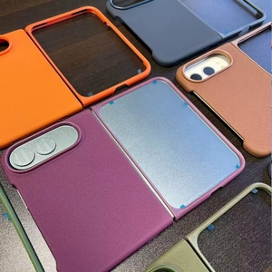 Étui de téléphone portable magnétique antichoc en TPU PC à texture tissée de haute qualité pour iPhone Duo - Product Image 2