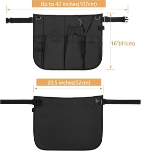 Sac <span class=keywords><strong>de</strong></span> ceinture <span class=keywords><strong>de</strong></span> nettoyage robuste pour outils, tablier <span class=keywords><strong>de</strong></span> ménage avec porte-bouteille, fabrication OEM - Product Image 3