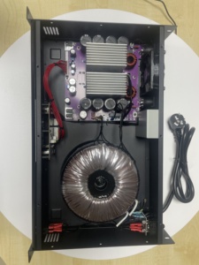 Süper güç Pro ses amplifikatörü 2X850W 2000 2U 2 kanallı Subwoofer W çıkış empedansı AC AC Metal kabuk - Product Image 3