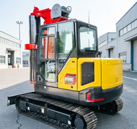 Plateforme de forage rotative géotechnique intelligente, profondeur 30 m, pour la construction d'infrastructure de ville intelligente