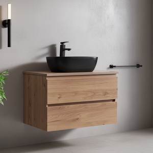 Vendita di Fabbrica: <span class=keywords><strong>Mobile</strong></span> Bagno Stile Rustico con Lavabo in Ceramica <span class=keywords><strong>e</strong></span> Armadietti, <span class=keywords><strong>Specchio</strong></span> Non Incluso - Product Image 1