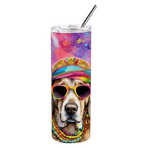 แก้วน้ำสแตนเลสทรงเพรียว Weimaraner Hippie Dawg - Product Image 5