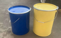 Baril en acier chimique personnalisé de 30 L, fût en acier pour peinture de 25 L avec couleur personnalisée, fabricant de barils en acier