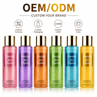 Perfume en Aerosol de 250 ml con Aroma Agradable, Bruma Corporal Natural, Marca Privada, OEM, ODM, Logotipo Personalizado, Color Personalizado, MOQ Bajo, Personalización de Marca