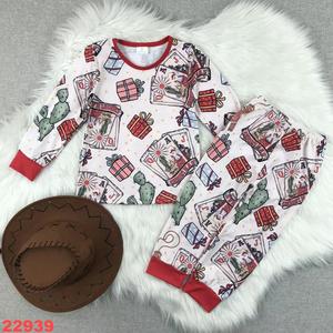 Cadeau de Noël Usine Prix de gros RTS Vêtements pour bébés Pyjamas pour garçons et filles Ensembles à manches longues - Product Image 3