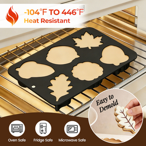 MUYULINS Factory can customize 6/20 cavity pine <b>cone</b> molds, LFGB non-stick BPA Free silicone mousse cake <b>chocolate</b> molds - Product Image 2
