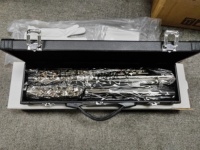 Musical Instrument Entry Grade Flute in C Tone 16 Closed Hole Nickel Plated Flute
