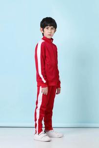 Survêtement Vedo en polyester à manches longues et pantalon, personnalisable avec logo, pour l'entraînement de football et de soccer des enfants, idéal pour le dropshipping. - Product Image 4