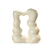 Vase en céramique simple Art abstrait pour la décoration de la maison Personnalité créative Décor de salon avec des vases en céramique et en porcelaine