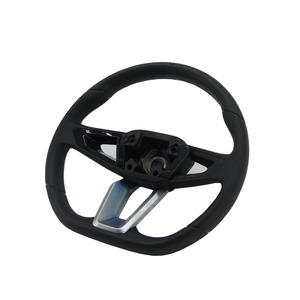 Pièces ATV, remplacement OEM, garniture en cuir PU en forme de V, volant de voiture noir, ensemble de volant pour l'intérieur de la voiture - Product Image 2