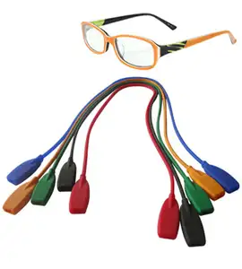 Atacado Esporte Leve Soft Nylon Óculos De Sol Óculos De Leitura Cadeia Eyewear Cord Retainer Anti-slip String Óculos Cordas