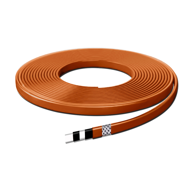 Electric Self-Regulating Copper Underfloor Heating Cable with Plug Flame Retardant CE Certified for Deicing Frost Protection