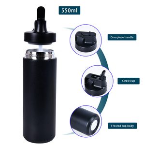 Tasses d'eau potable directes de qualité alimentaire en acier inoxydable 304 à double paroi isolation sous vide haute performance forme rectangulaire - Product Image 3