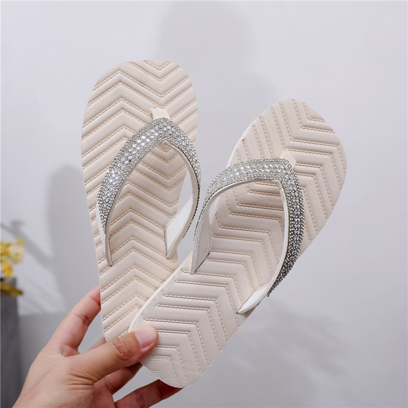 Summer Slippers Women Flip Flops Beach Sandals Non-slip Casual Flat Flipflops Shoes